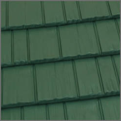 Rustic Shingle in Forest Green